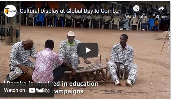 Cultural Display at Global Day to Combat Desertification, Wechiau, Ghana
