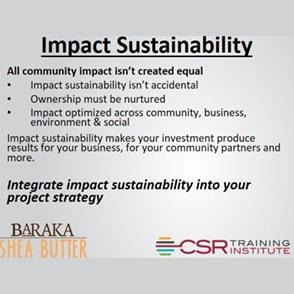 Community Impact: A Sustainable Approach (Tabiasi Women's Enterprise Centre)