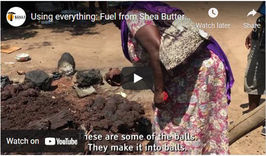 Using everything- Fuel from Shea Butter residue