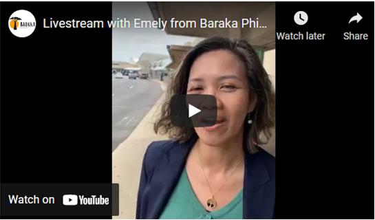 Livestream with Emely from Baraka Philippines